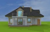 Projekt domu Prymus – widok bryły domu 3