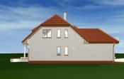Projekt domu Przytulny – widok bryły domu 3