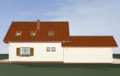 Projekt domu Puchatek – widok bryły domu 2