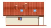 Projekt domu Radosny – elewacja ogrodowa
