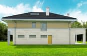 Projekt domu Rezydencja Leśna – widok bryły domu 2