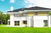 Projekt domu Rezydencja Leśna – widok bryły domu 4