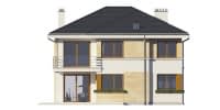 Projekt domu Riwiera 2 – elewacja ogrodowa