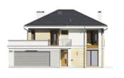 Projekt domu Riwiera 4 wariant C – elewacja frontowa