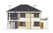 Projekt domu Riwiera 4 wariant C – elewacja ogrodowa