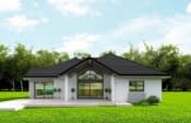 Projekt domu Rozłożysty 2 – widok bryły domu 3