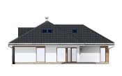 Projekt domu Rozwojowy – elewacja boczna prawa