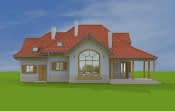 Projekt domu Rubin 2 – widok bryły domu 2