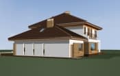 Projekt domu Słodki – widok bryły domu 4