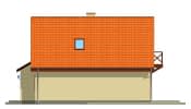 Projekt domu Smyk – elewacja boczna prawa
