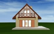 Projekt domu Smyk – widok bryły domu 3