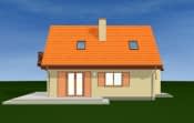 Projekt domu Smyk – widok bryły domu 4