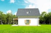 Projekt domu Smyk 2 – widok bryły domu 4