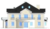 Projekt domu Sokół wariant C – elewacja boczna lewa