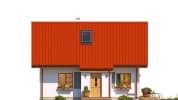 Projekt domu Sosenka 3 – elewacja frontowa