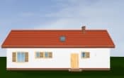 Projekt domu Szczygieł – widok bryły domu 2