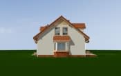 Projekt domu Szkwał – widok bryły domu 1