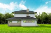 Projekt domu Szmaragd 4 – widok bryły domu 2