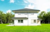 Projekt domu Szmaragd 4 – widok bryły domu 4