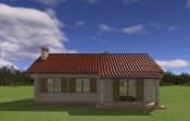 Projekt domu Szpak – widok bryły domu 4