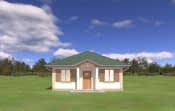 Projekt domu Urwis – widok bryły domu 4