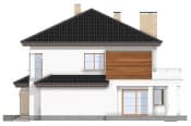 Projekt domu Vega – elewacja boczna 1