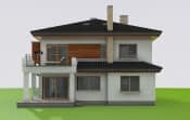 Projekt domu Vega – widok bryły domu 2