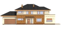 Projekt domu Verona – elewacja frontowa
