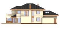 Projekt domu Verona – elewacja ogrodowa