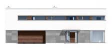 Projekt domu Vertigo – elewacja frontowa