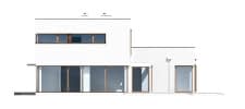 Projekt domu Vertigo – elewacja boczna prawa