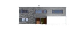 Projekt domu Villa Nova – elewacja frontowa