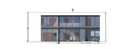 Projekt domu Villa Nova – elewacja ogrodowa
