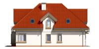 Projekt domu Weronika – elewacja boczna lewa