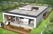 Projekt domu Willa Atrium – wizualizacja