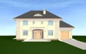 Projekt domu Willowy – widok bryły domu 4