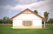 Projekt domu Żabka 2 – widok bryły domu 2