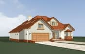 Projekt domu Zacisze 3 – widok bryły domu 3