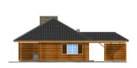 Projekt domu Zagajnik – elewacja boczna 2