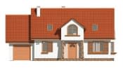 Projekt domu Zgrabny 3 – elewacja ogrodowa