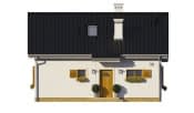 Projekt domu Zosia 3 – elewacja frontowa