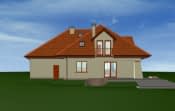 Projekt domu Agnieszka 3 – widok bryły domu 2
