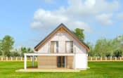 Projekt domu Albatros 2 – widok bryły domu 4