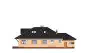 Projekt domu Familijny wariant B – elewacja ogrodowa
