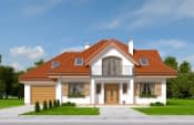 Projekt domu Ofelia 2 – widok bryły domu 1