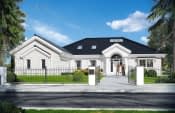 Projekt domu Rezydencja Parkowa 3  B – wizualizacja od frontu 2