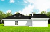 Projekt domu Rezydencja Parkowa 3  B – widok bryły domu 4