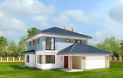 Projekt domu Szmaragd 5 – widok bryły domu 4