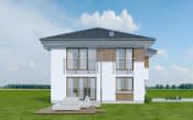 Projekt domu Tytan 2 B – widok bryły domu 4