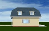 Projekt domu Adaś – widok bryły domu 2